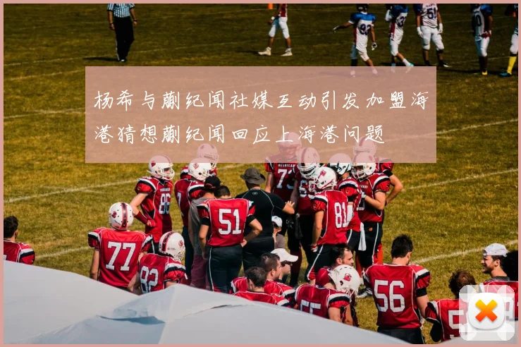 杨希与蒯纪闻社媒互动引发加盟海港猜想蒯纪闻回应上海港问题
